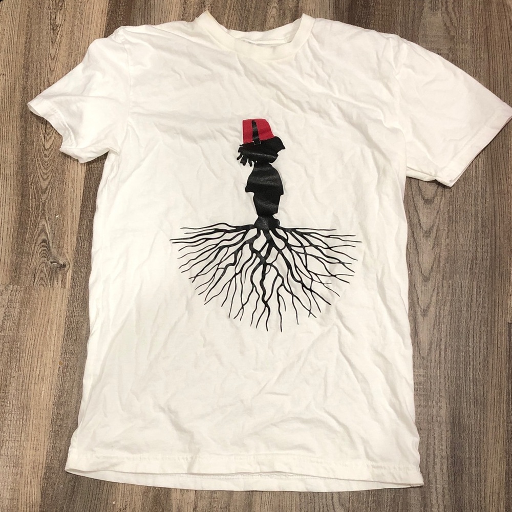 Next Level Apparel White T-Shirt with Root Design
